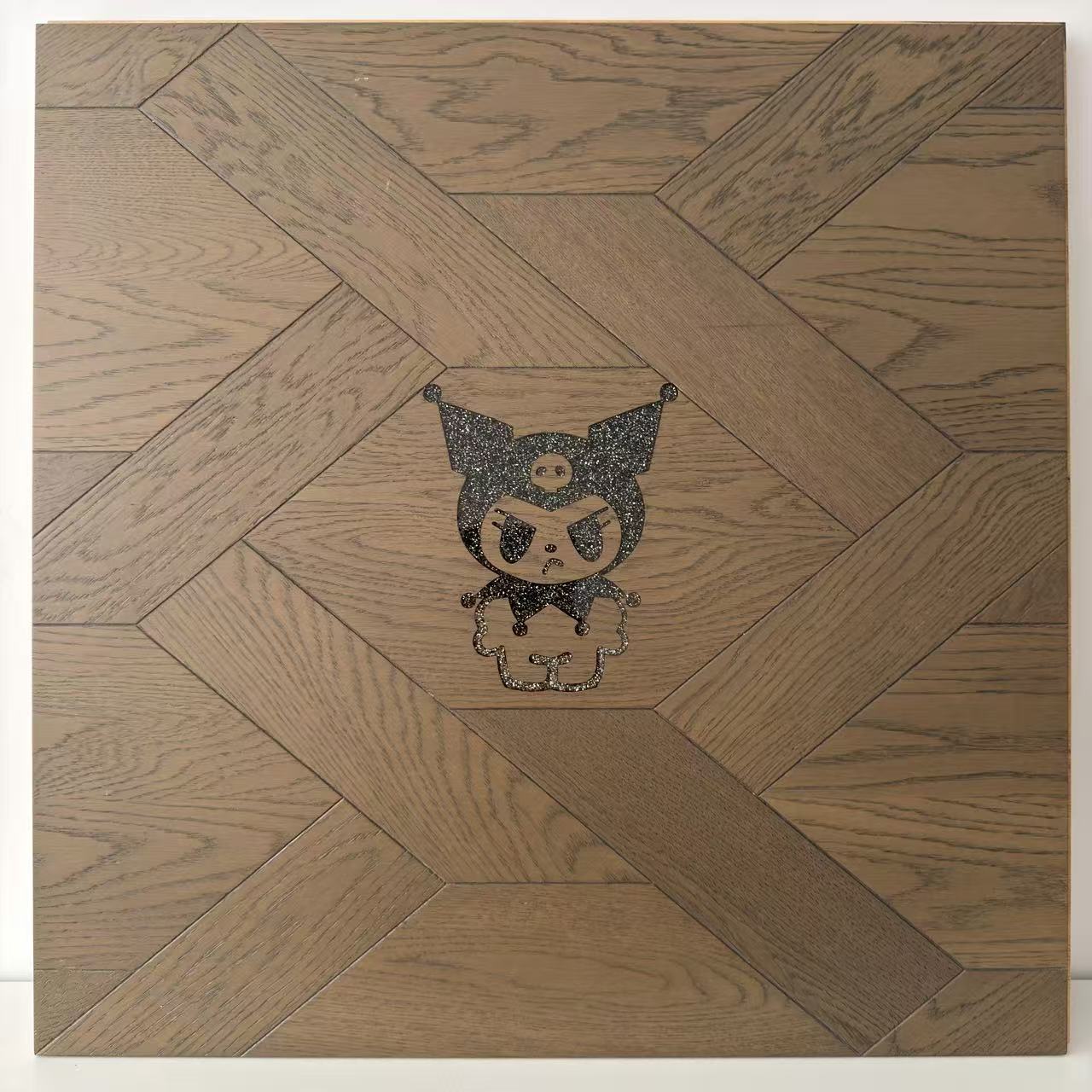 Crystal inlaid parquet flooring 08
