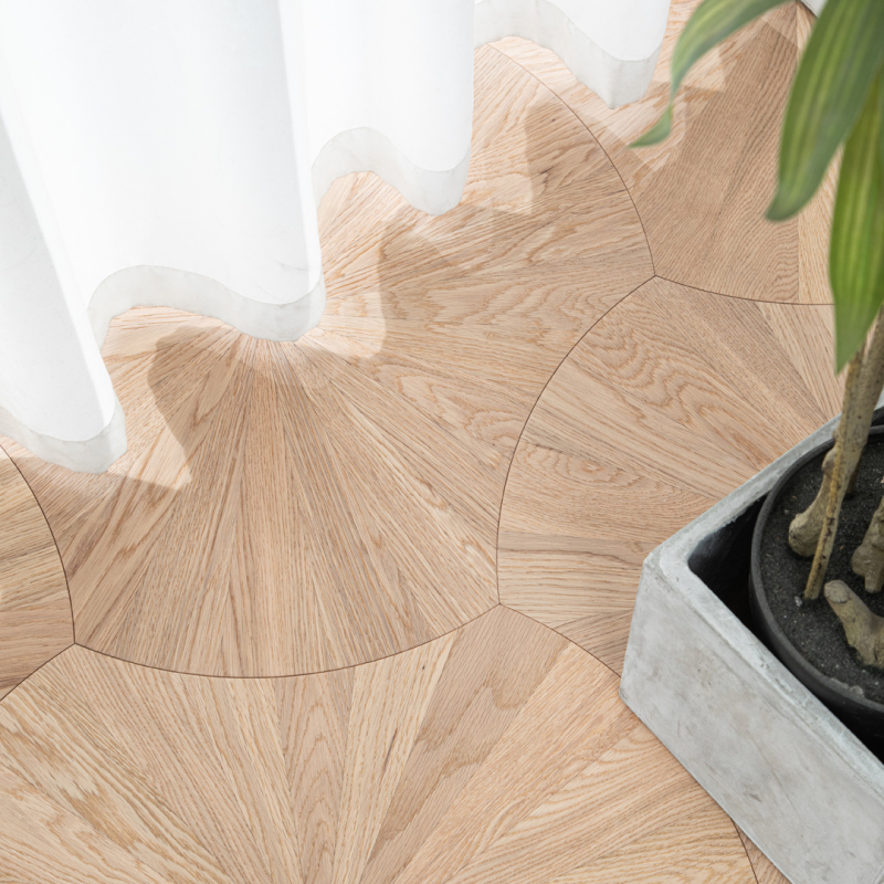 Oak Irregular Parquet Flooring CZ-2001
