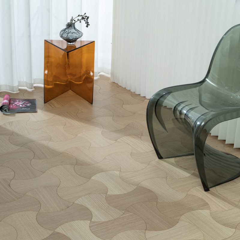 Oak Irregular Parquet Flooring CZ-2011