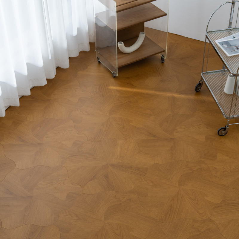 Lotus leaf parquet flooring-336