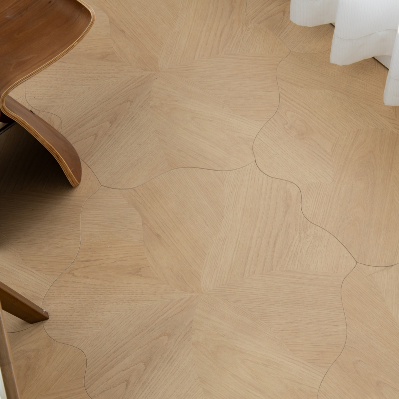 Lotus leaf parquet flooring-331