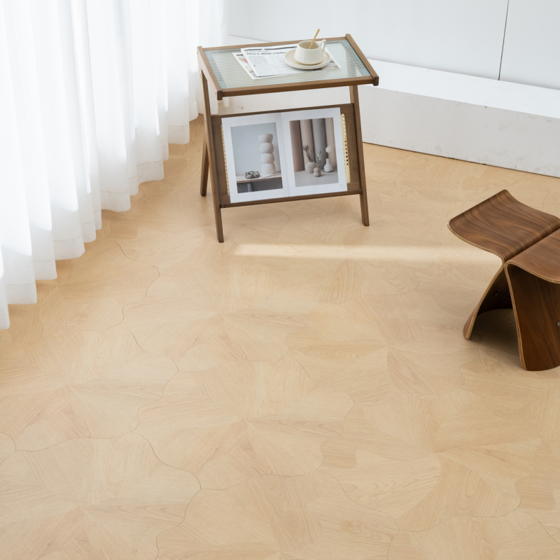 Lotus leaf parquet flooring-331