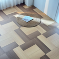 Natural wood color free-strip flooring