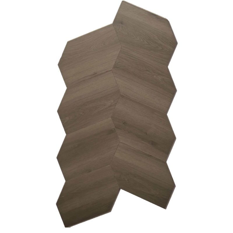 Hexagonal parquet flooring