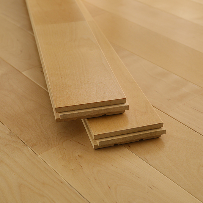 Maple sports flooring