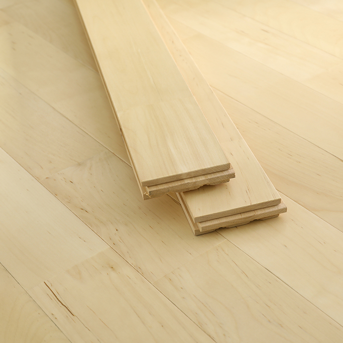 Maple sports flooring