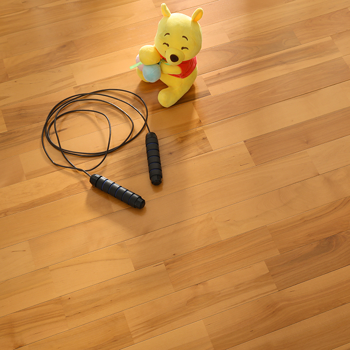 Maple sports flooring