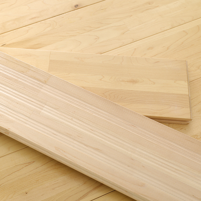 Maple sports flooring