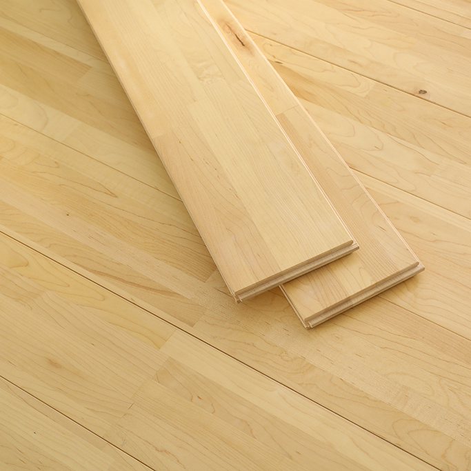 Maple sports flooring