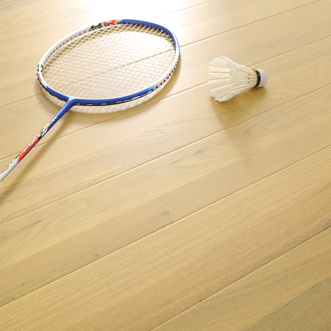 Ash wood sports flooring