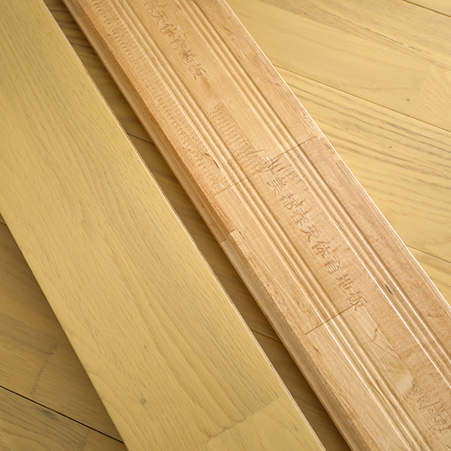 Ash wood sports flooring
