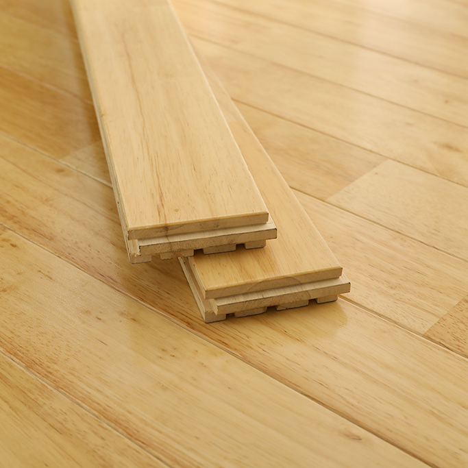 Rubberwood sports flooring